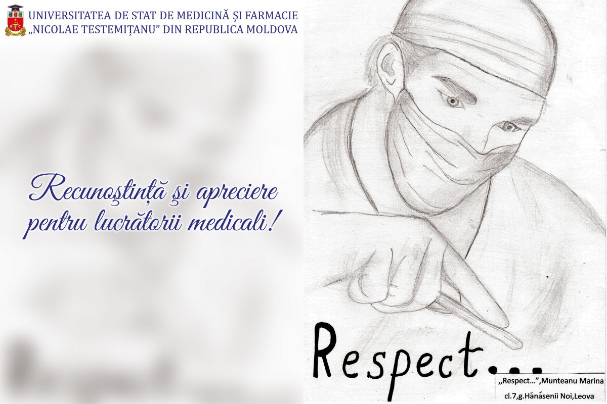 recunoștintă lucratorilor medicali